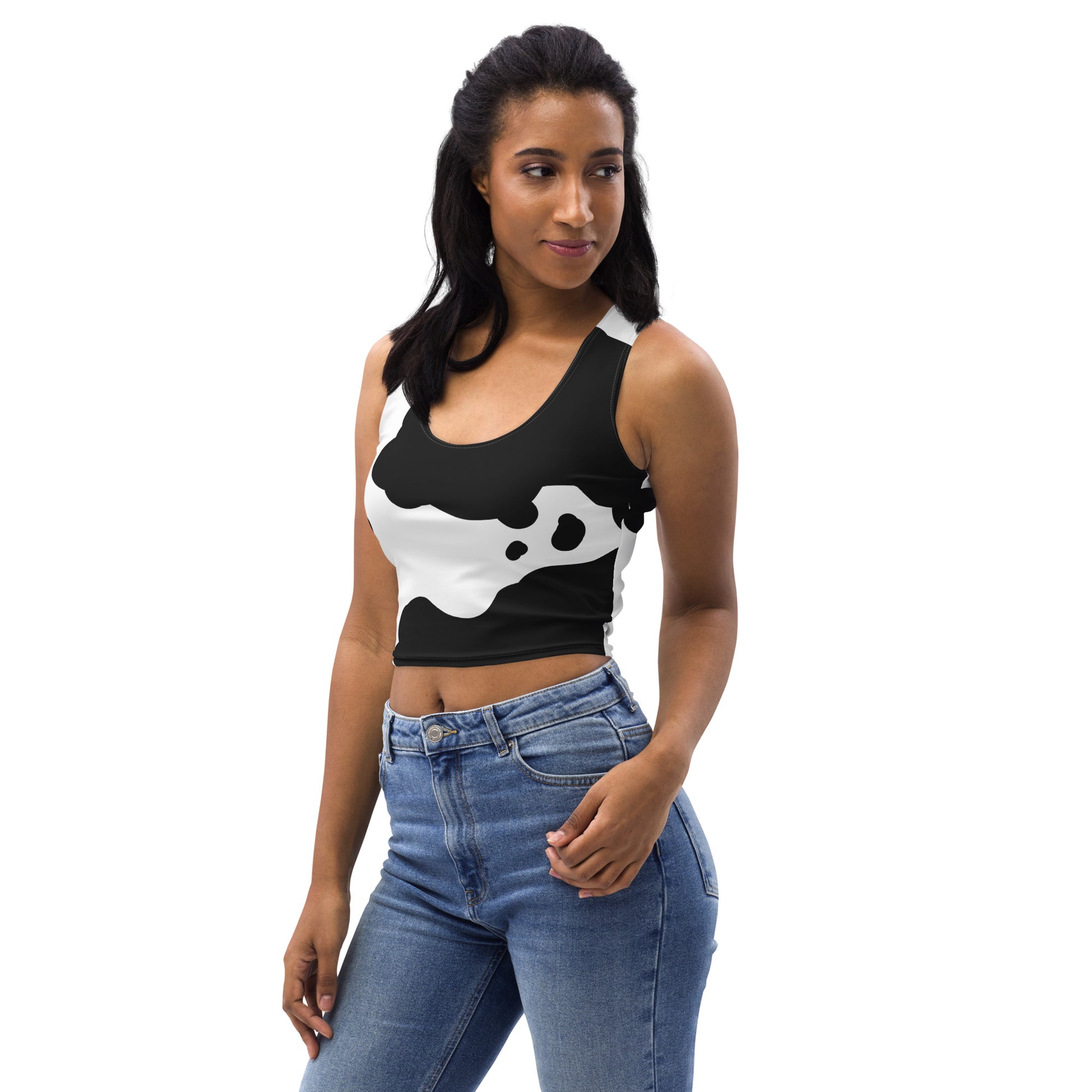 Cow Print Crop