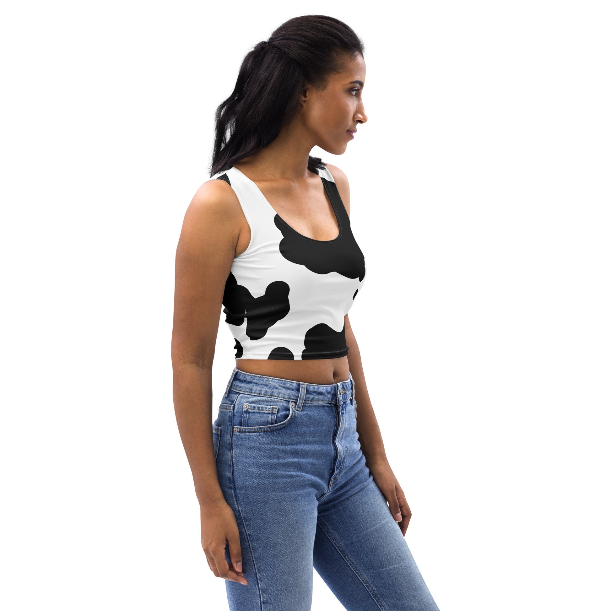 Cow Print Crop