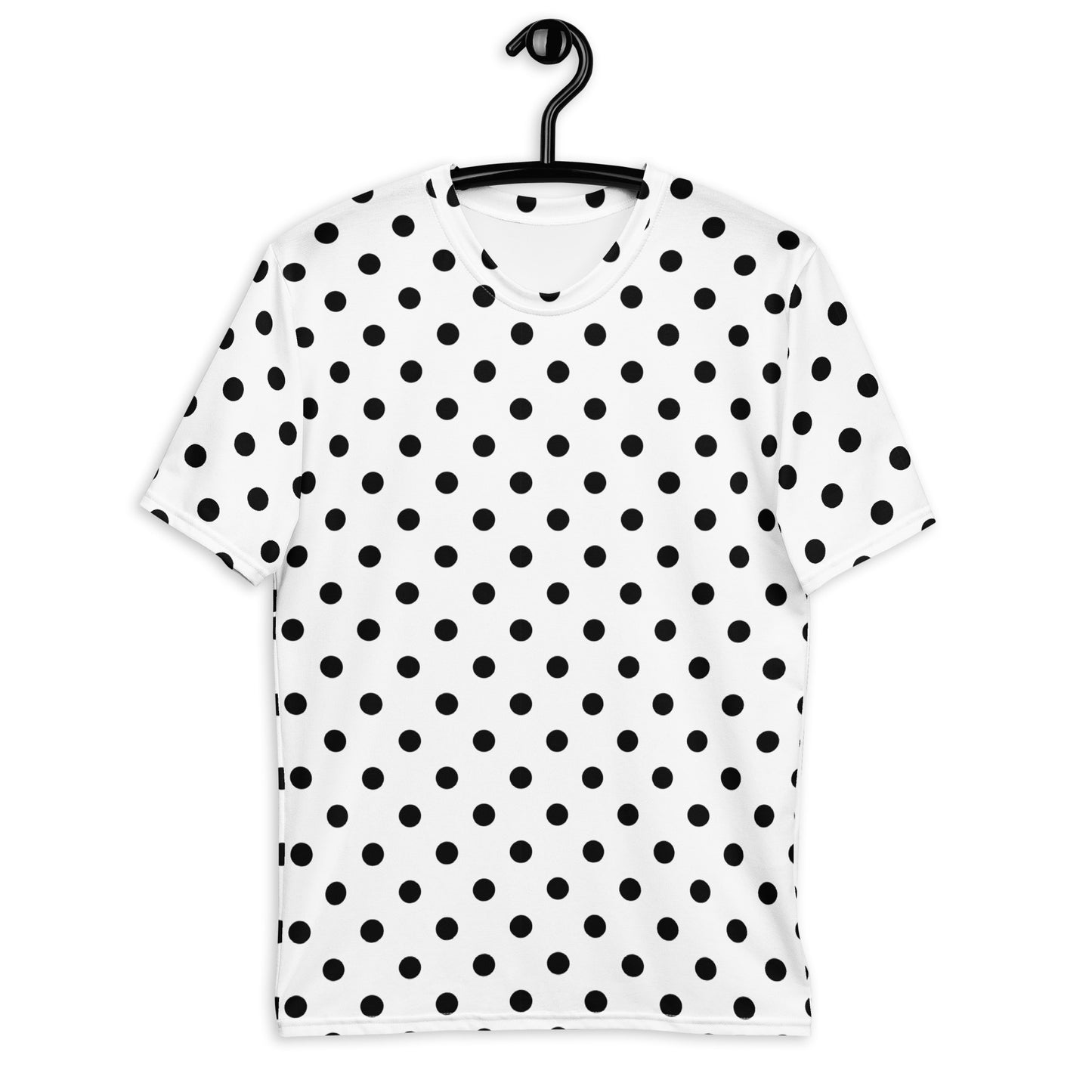 White polka dot all over print tee